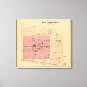 Beaver, Pennsylvania Canvas Print