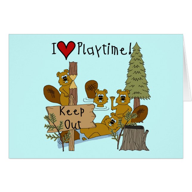 Beaver Playtime (Front Horizontal)
