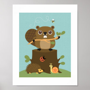 Beaver Poster Print