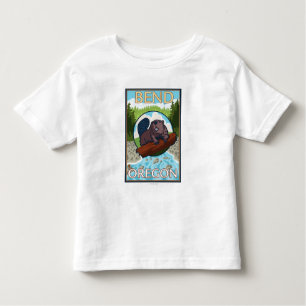 Beaver & River - Bend, Oregon Toddler T-Shirt
