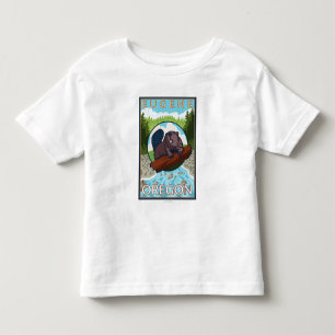 Beaver & River - Eugene, Oregon Toddler T-Shirt