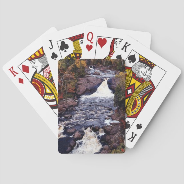 Beaver River Falls tall playing cards (Back)