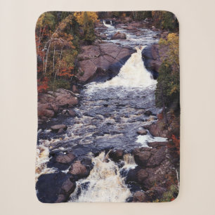 Beaver River Falls tall sherpa blanket