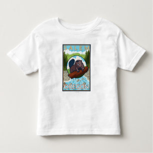 Beaver & River - Salem, Oregon Toddler T-Shirt