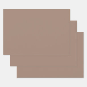 Beaver  (solid colour)  wrapping paper sheet