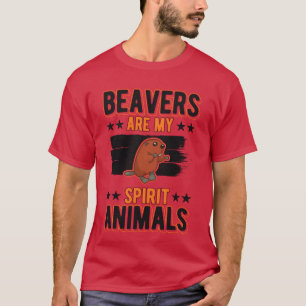 Beaver Spirit Animal vintage T-Shirt