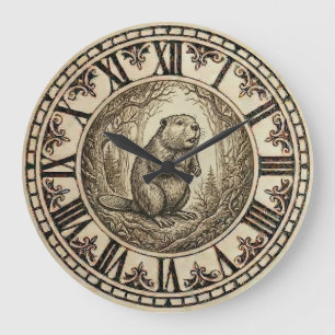 Beaver Wall Clock