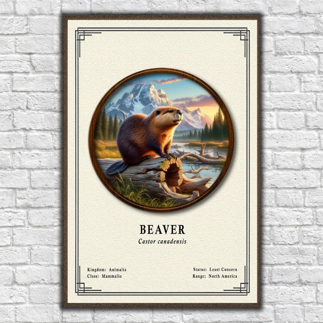 Beaver Zoology Series Poster (Creator Uploaded)