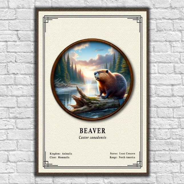 Beaver Zoology Series Poster (Creator Uploaded)