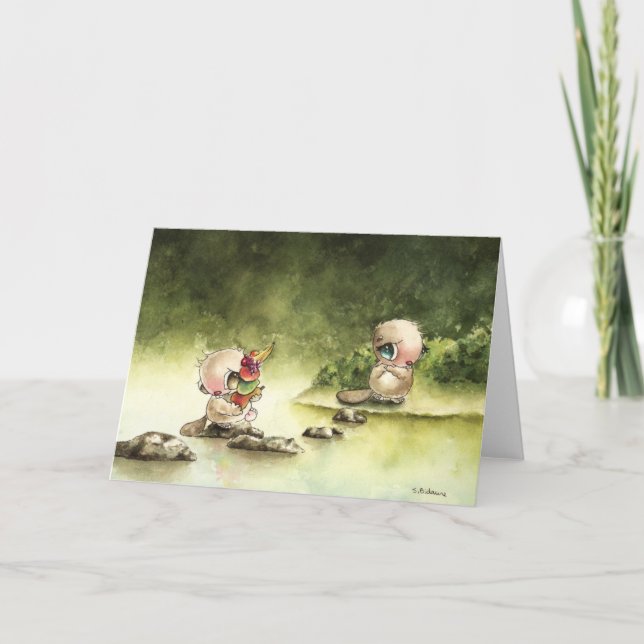 Beavers with Fruit Card (Front)