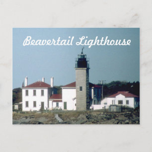 Beavertail Lighthouse Postcard 4