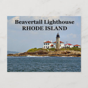 Beavertail Lighthouse, Rhode Island Postcard