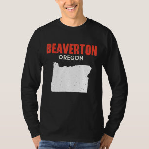 Beaverton Oregon USA State America Travel Oregonia T-Shirt