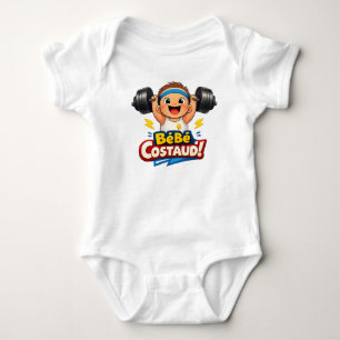 Bébé Costaud Strong Baby Illustration Bodysuit