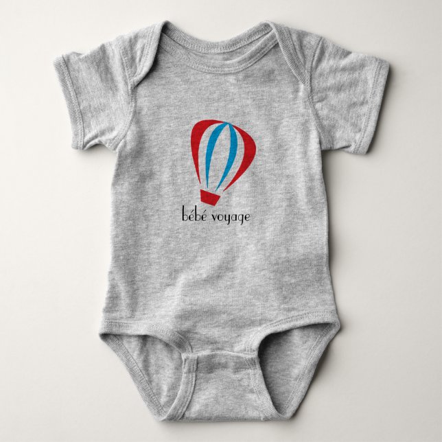 BeBe Voyage Logo Baby Bodysuit (Front)