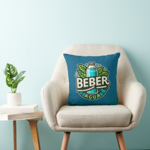 Beber agua cushion