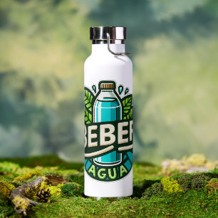 Beber agua water bottle