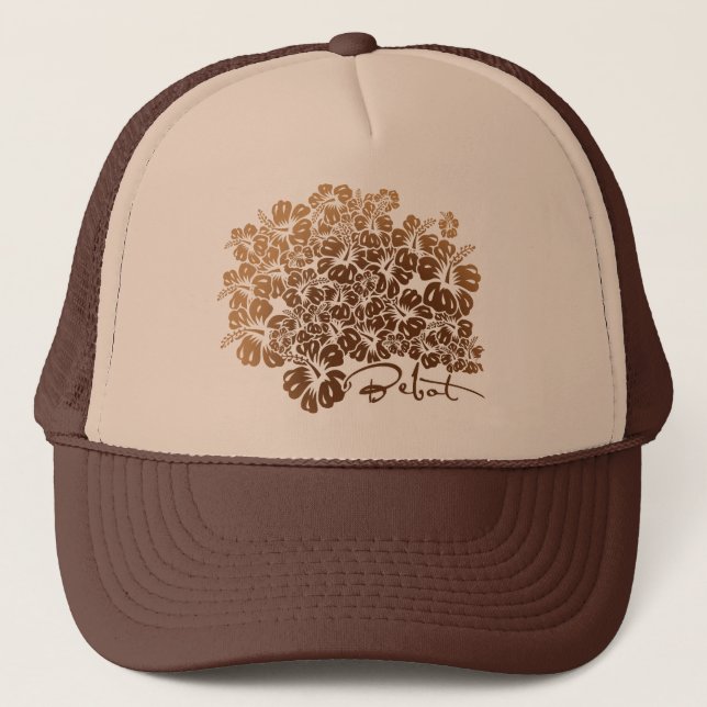 Bebot - Hibiscus Trucker Hat (Front)