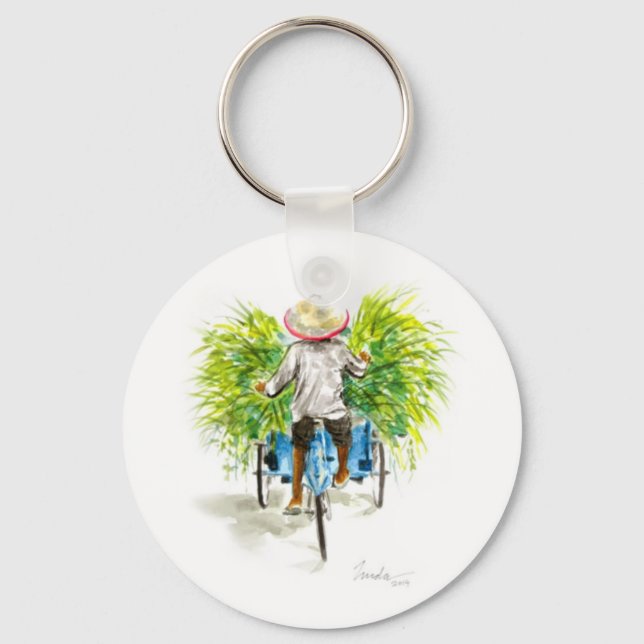 Becak Key Ring (Front)