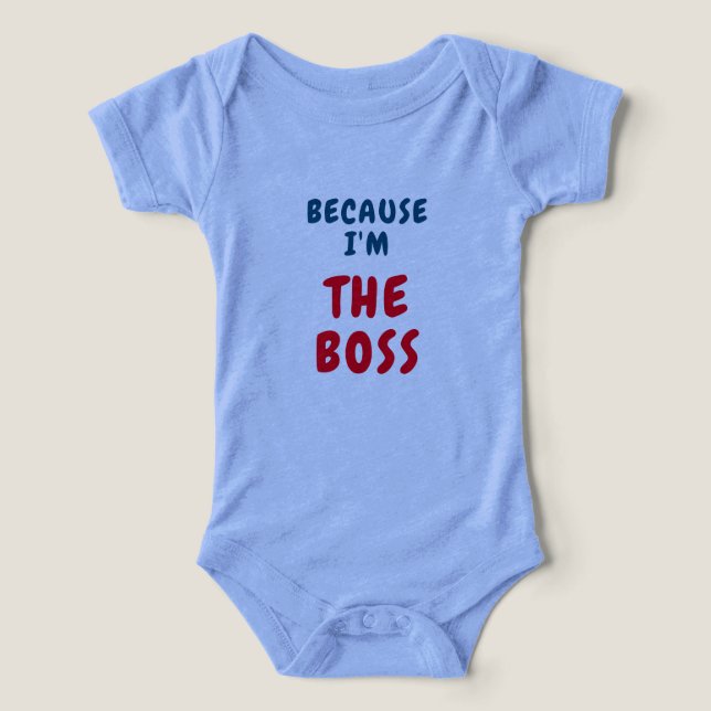 Because I am the BOSS (Design Front)