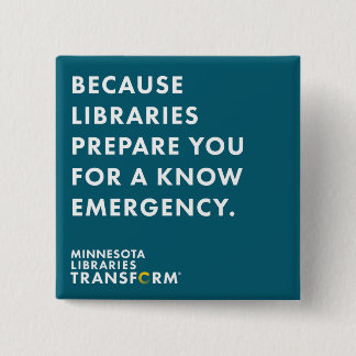 Because Know Teal Button