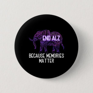 Because Memories Problem Elephant Heimer  6 Cm Round Badge