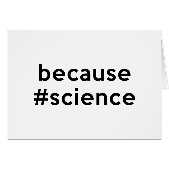 Because Science (Front Horizontal)