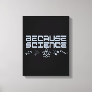 Because Science Canvas Print