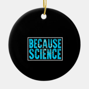 because science DNA biology replication genetic Ceramic Tree Decoration