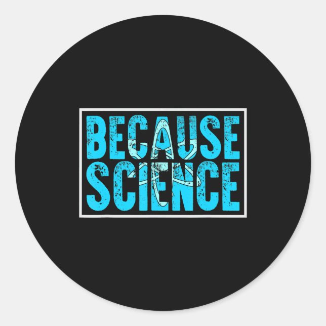 because science DNA biology replication genetic Classic Round Sticker (Front)