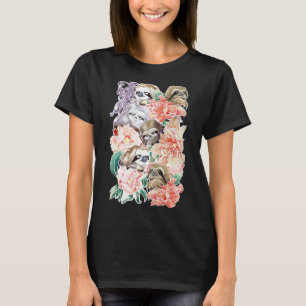 Because Sloths Water Colour T-Shirt