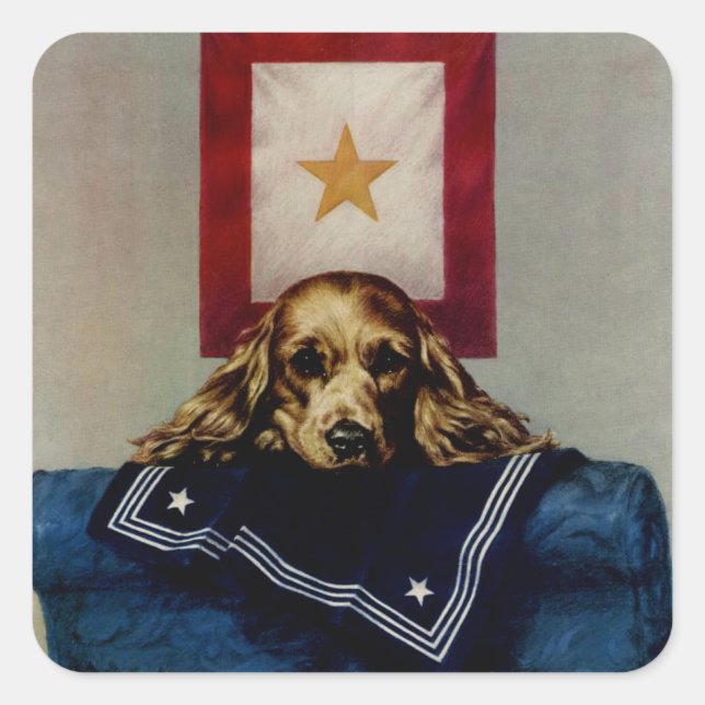 Because Somebody Talked Square Sticker (Front)