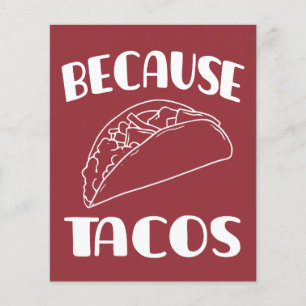 Because Tacos Flyer