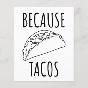 Because Tacos Flyer