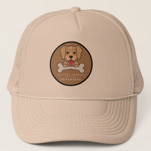 BECAUSE THERAPY IS TOO EXPENSIVE funny dog Trucker Hat