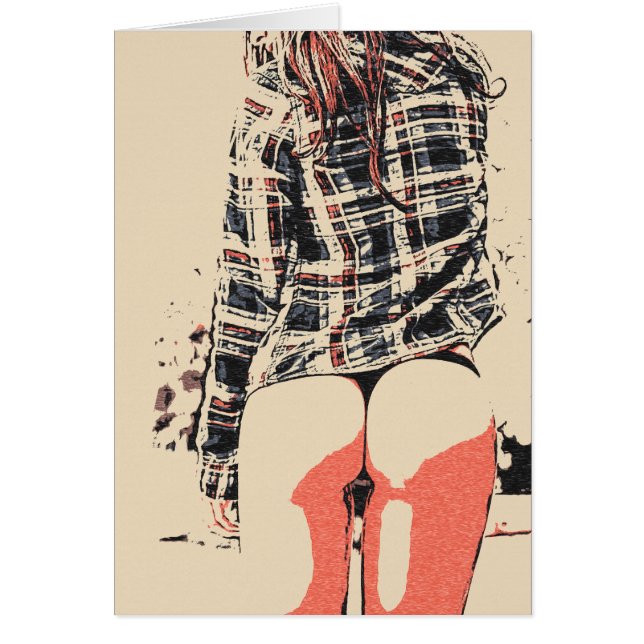 Because we love thigh gaps, sexy rear view (Front)