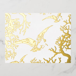 Beccaccia Oro Foil Holiday Post Card