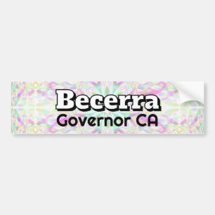 Becerra Governor CA Bumper Sticker
