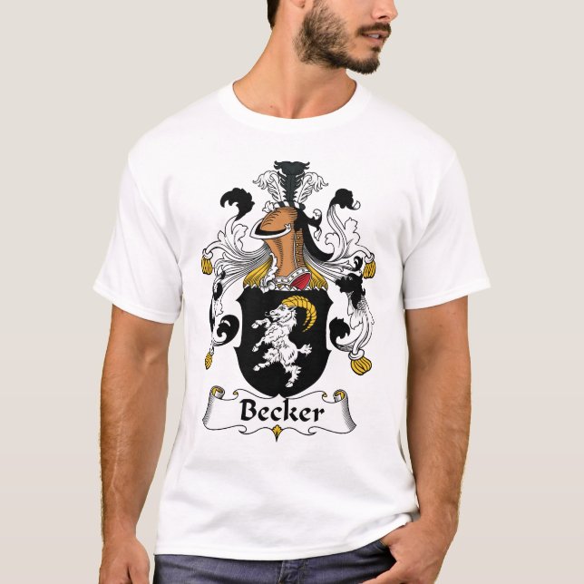 Becker Family Crest T-Shirt (Front)