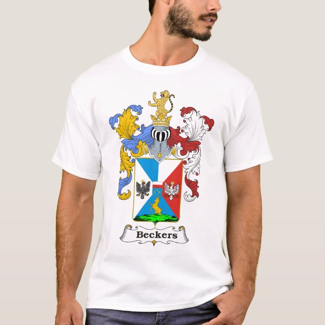 Beckers Family Hungarian Coat of Arms T-shirt (Front)