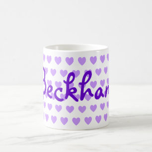 Beckham in Purple Coffee Mug
