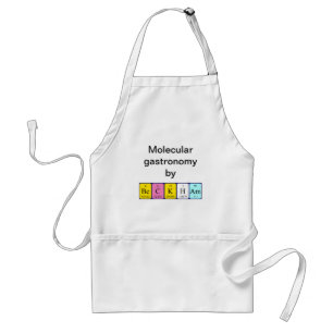 Beckham periodic table name apron