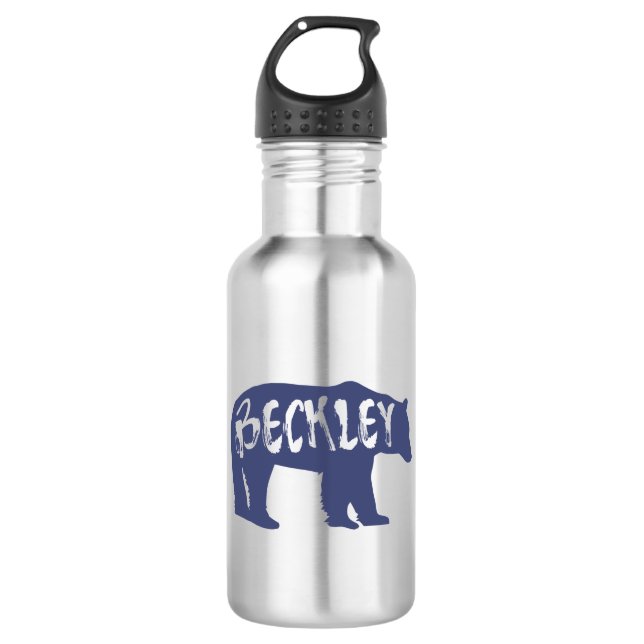 Beckley West Virginia Bear 532 Ml Water Bottle (Front)