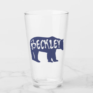 Beckley West Virginia Bear Glass