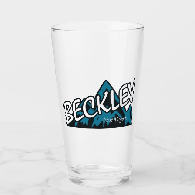 Beckley West Virginia Mountains Glass (Front)