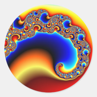 Beckoning 2 - Fractal Classic Round Sticker
