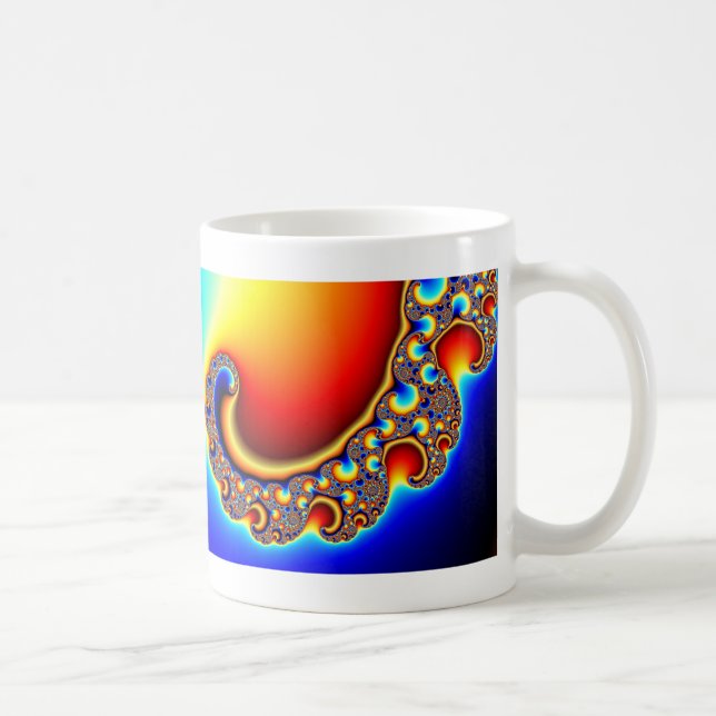 Beckoning - Fractal Coffee Mug (Right)