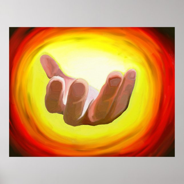 Beckoning Hand Poster (Front)