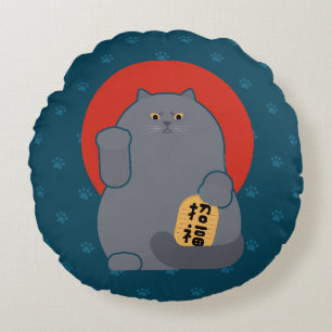 Beckoning Takachiyo Round Cushion