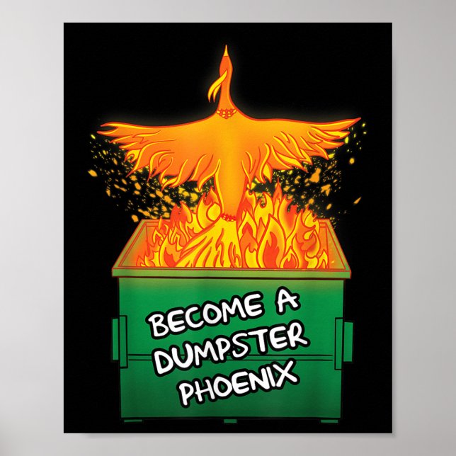 Become A Dumpster Pcute Ss Cute Ssnix Funny Mental Poster (Front)